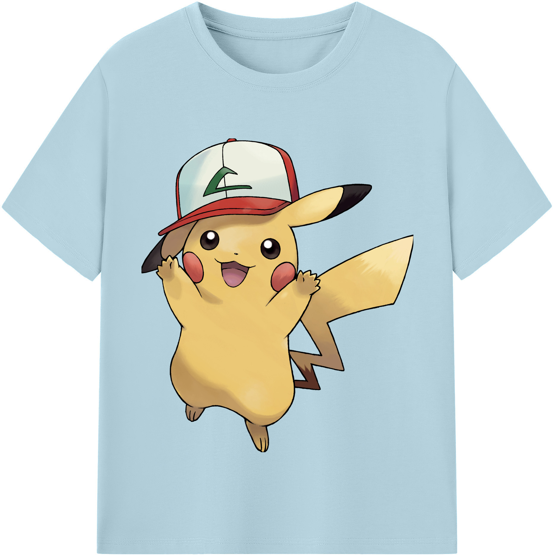 （画像用） ポケットモンスター Pokémon 綿100％半袖Tシャツ（フロントプリント）